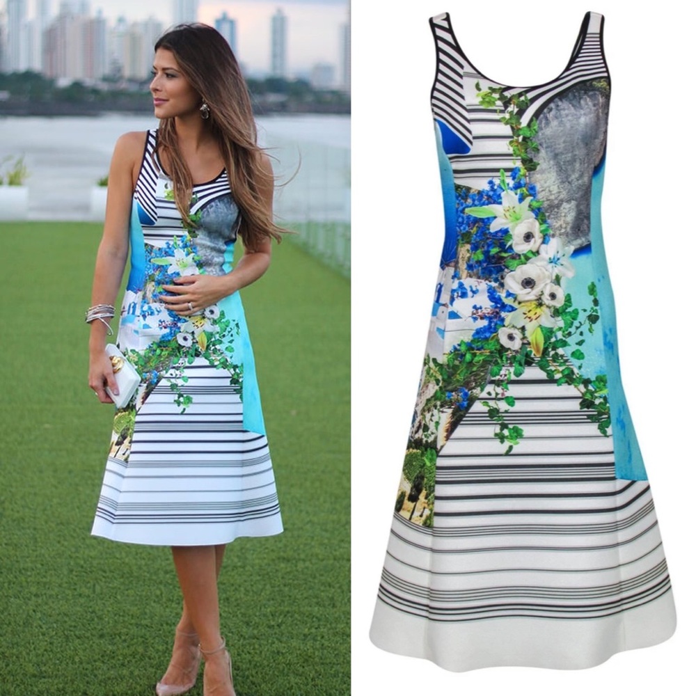 Clover Canyon Corfu Swirl Dress - NWT